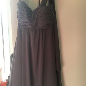 Bill Levkoff grey dress like new size 12